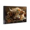 Stupell Industries Adorable Flower Bedecked Cattle Framed Giclee, design by Momart